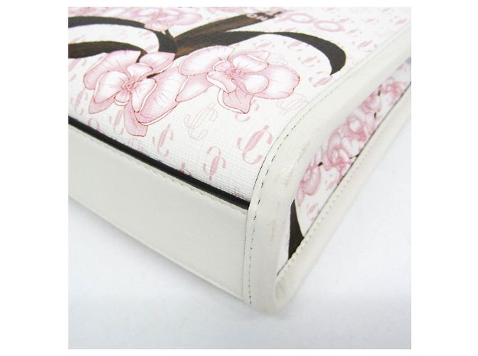 Jimmy Choo Mini North South Tote - Japan Limited Edition Rosa Bianco sporco - vista 6