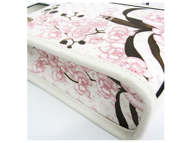 Jimmy Choo Mini North South Tote - Japan Limited Edition Rosa Bianco sporco - vista 7