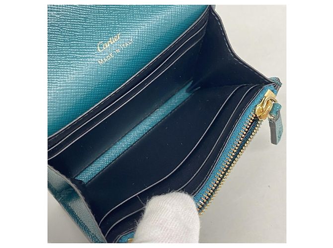 Monedero de piel verde Cartier - vista 3