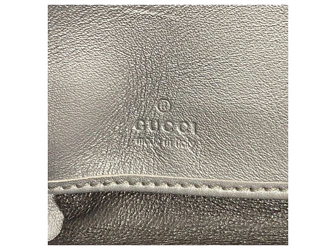 Gucci Microguccissima Langes Portemonnaie Silber - Ansicht 4