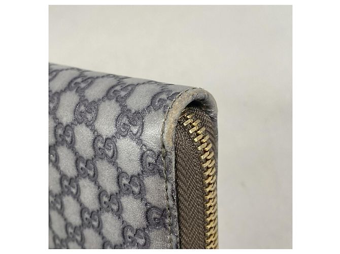 Gucci Microguccissima Langes Portemonnaie Silber - Ansicht 5