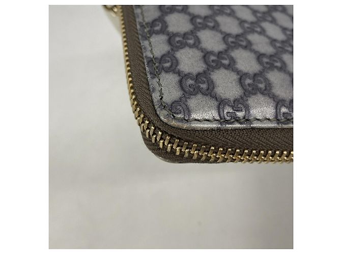 Gucci Microguccissima Langes Portemonnaie Silber - Ansicht 6
