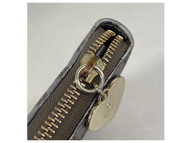 Gucci Microguccissima Langes Portemonnaie Silber - Ansicht 8