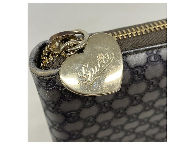 Gucci Microguccissima Langes Portemonnaie Silber - Ansicht 9