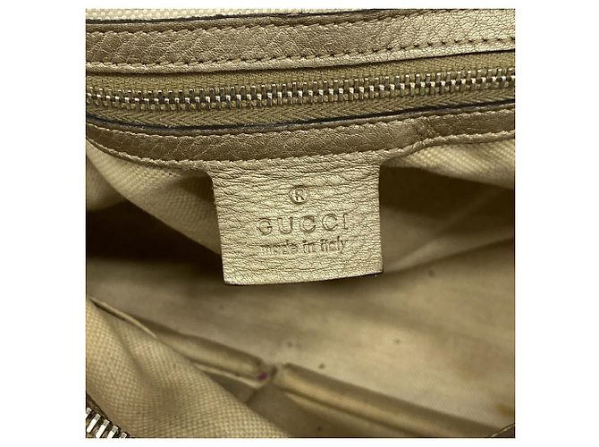 Gucci GG Canvas Bamboo Handtasche Braun Golden - Ansicht 5