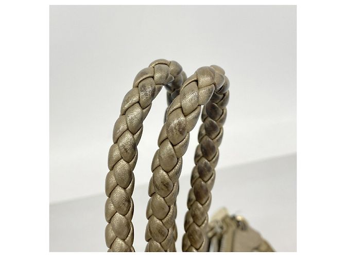 Gucci GG Canvas Bamboo Handtasche Braun Golden - Ansicht 8