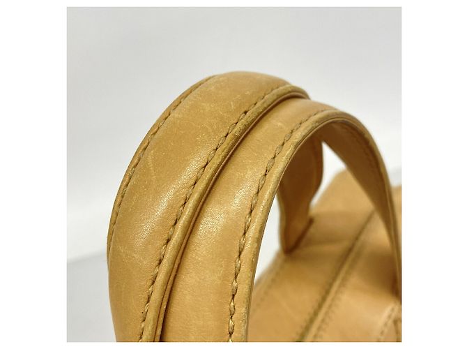 Bolsa Chanel Wild Stitch em pele de cordeiro Bege - vista 8