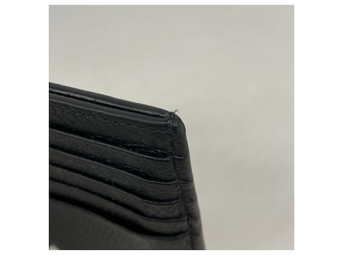 Porta-moedas Prada em couro preto - vista 6