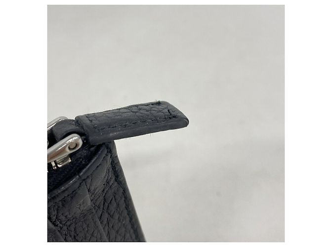 Porta-moedas Prada em couro preto - vista 8