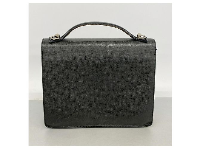Sac à main Louis Vuitton Taiga Monceau 28 Gris - vue 12