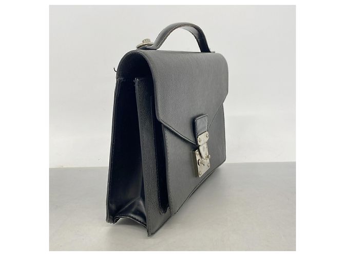 Sac à main Louis Vuitton Taiga Monceau 28 Gris - vue 2