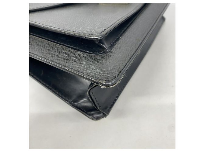 Sac à main Louis Vuitton Taiga Monceau 28 Gris - vue 6
