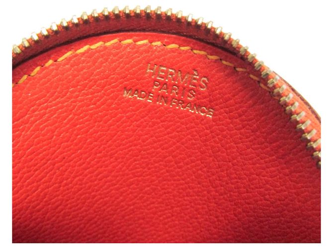 Hermès Portamonete Hermes Tutti Frutti Arancione Giallo - vista 12
