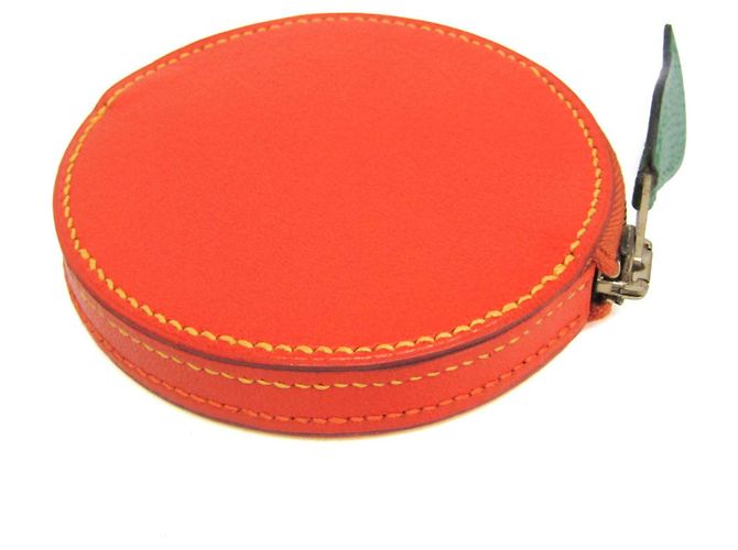 Hermès Portamonete Hermes Tutti Frutti Arancione Giallo - vista 3