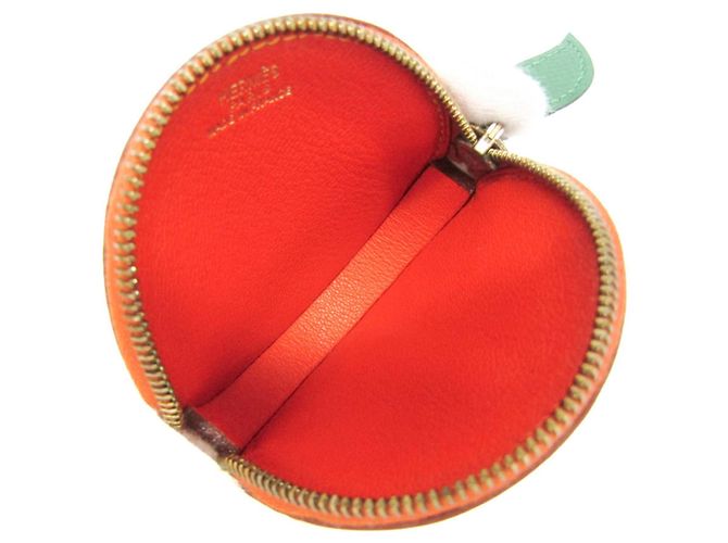 Hermès Portamonete Hermes Tutti Frutti Arancione Giallo - vista 4