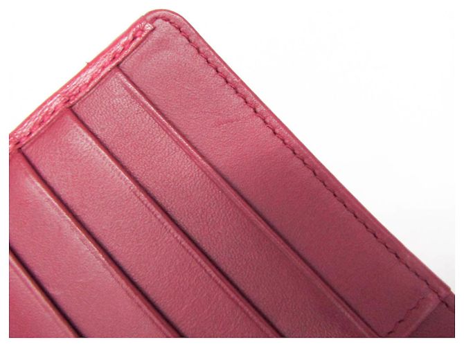 Loewe Anagram Compact Wallet in Wine Dark red - view 10