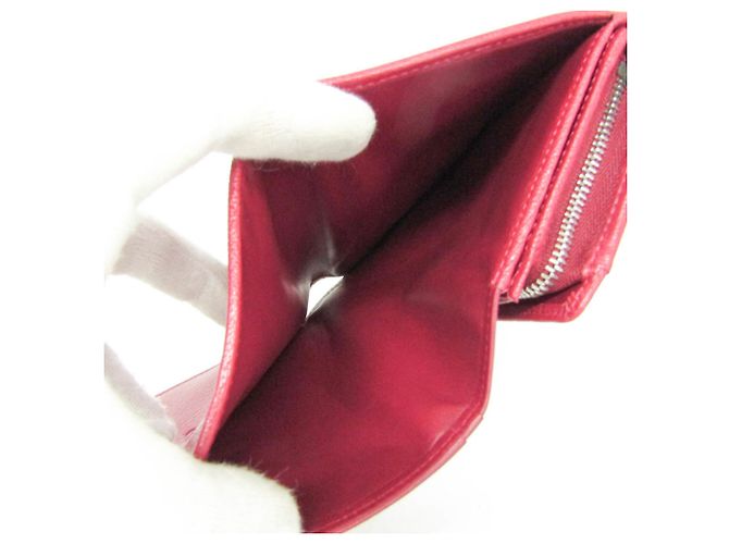 Loewe Anagram Compact Wallet in Wine Dark red - view 11