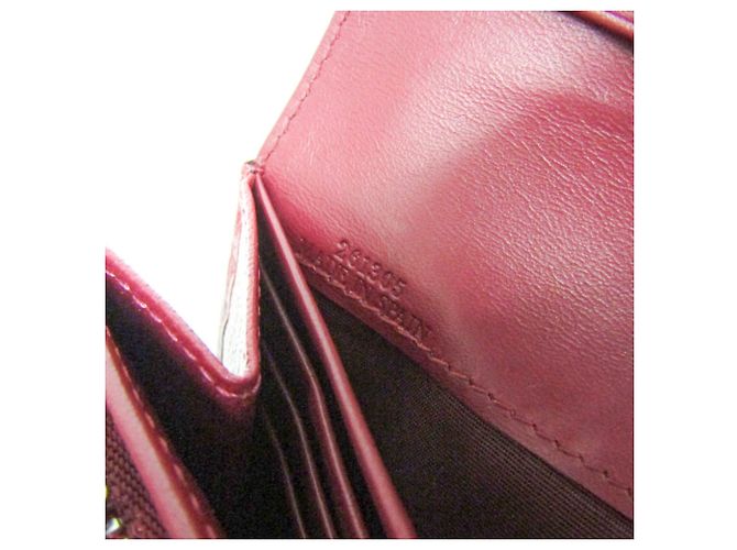Loewe Anagram Compact Wallet in Wine Dark red - view 13