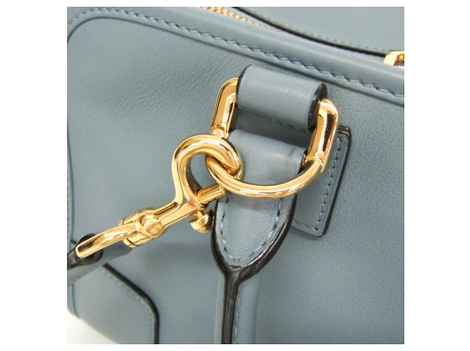 Loewe Amazona 28 Damen Handtasche aus Leder, Hellblau - Ansicht 11