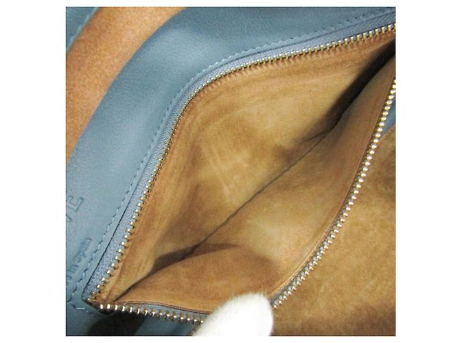 Loewe Amazona 28 Damen Handtasche aus Leder, Hellblau - Ansicht 16