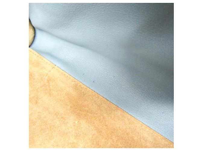 Loewe Amazona 28 Damen Handtasche aus Leder, Hellblau - Ansicht 17