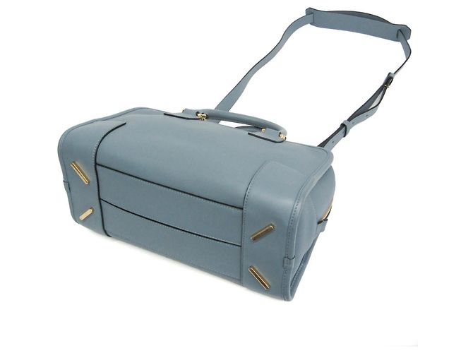 Loewe Amazona 28 Damen Handtasche aus Leder, Hellblau - Ansicht 3