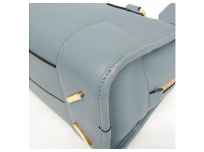 Loewe Amazona 28 Damen Handtasche aus Leder, Hellblau - Ansicht 6