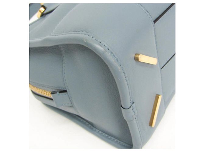 Loewe Amazona 28 Damen Handtasche aus Leder, Hellblau - Ansicht 7