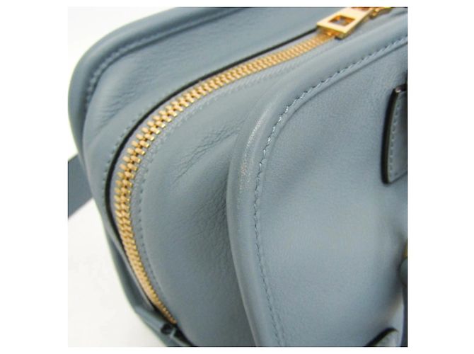 Loewe Amazona 28 Damen Handtasche aus Leder, Hellblau - Ansicht 8