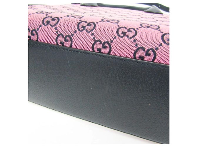 Gucci GG Canvas Interlocking G Small Schultertasche/Tote Bag Pink Marineblau - Ansicht 10