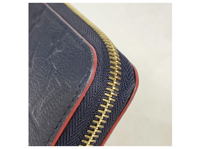 Louis Vuitton Monogram Empreinte Zippy Wallet Rot - Ansicht 7
