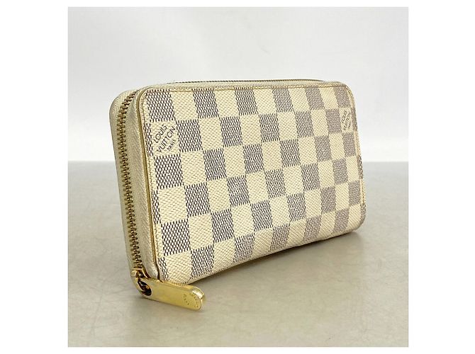 Louis Vuitton Damier Azur Zippy Wallet White - view 2