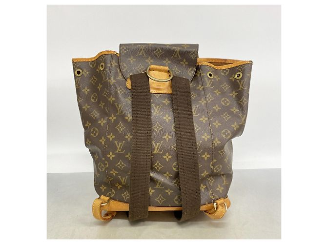 Louis Vuitton Monogram Montsouris GM Backpack Brown - view 12