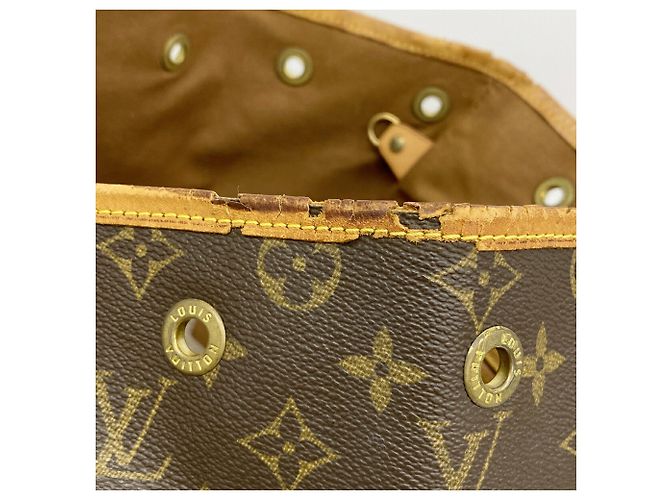 Louis Vuitton Monogram Montsouris GM Backpack Brown - view 6