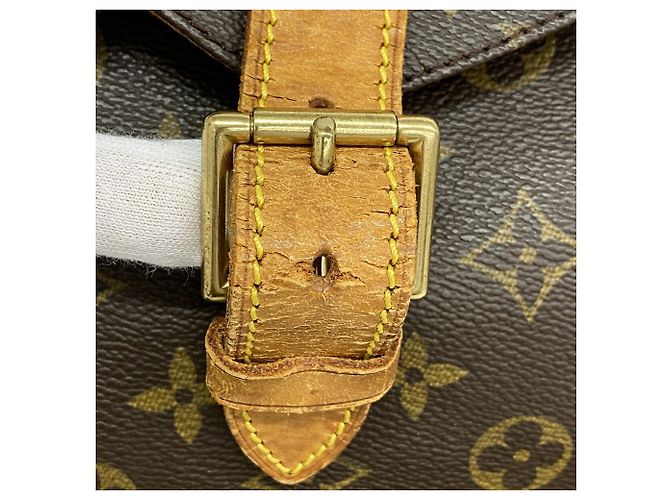 Louis Vuitton Monogram Montsouris GM Backpack Brown - view 7