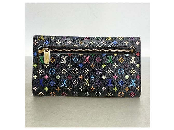 Cartera larga tri-fold Louis Vuitton en Noir Negro - vista 11