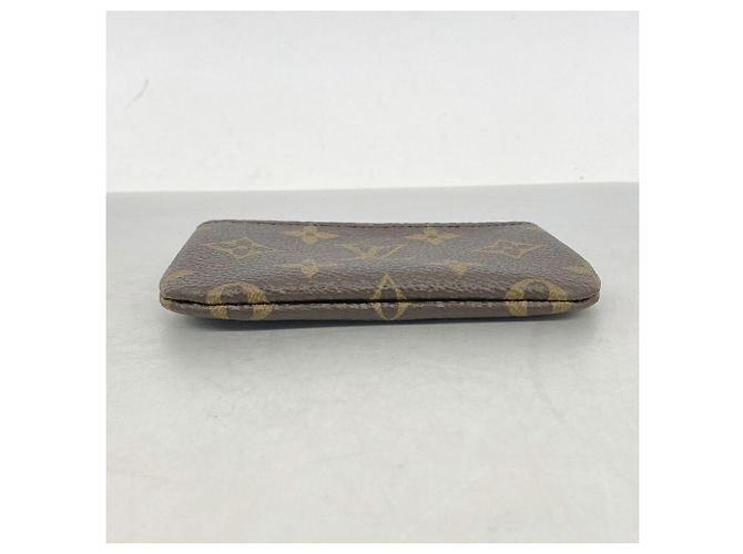 Louis Vuitton Monogram Pochette Clé Coin Case Marrone - vista 2