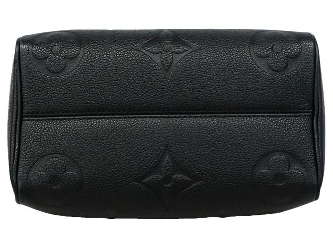 Borsa Louis Vuitton Monogram Empreinte Speedy Bandoulière 20 Nero - vista 3