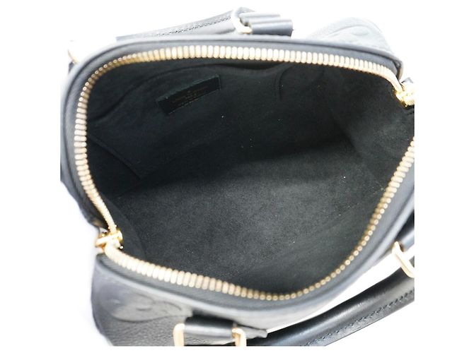 Borsa Louis Vuitton Monogram Empreinte Speedy Bandoulière 20 Nero - vista 4