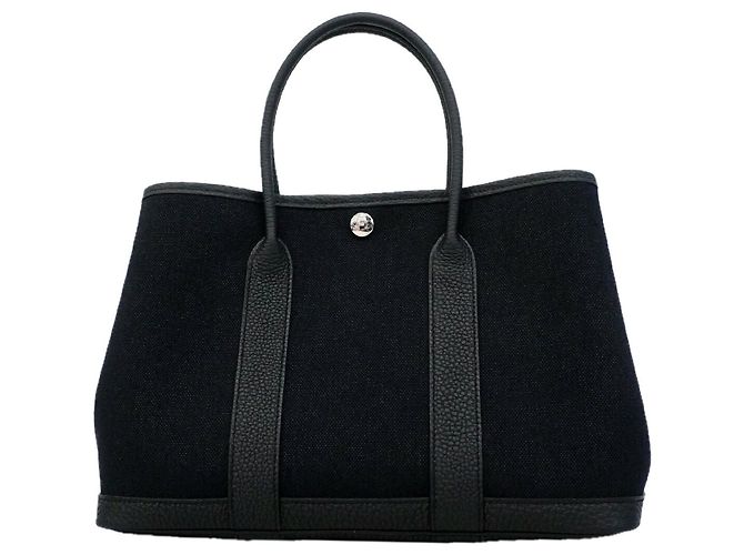 Hermès Saco Tote Hermes Garden TPM Preto - vista 7