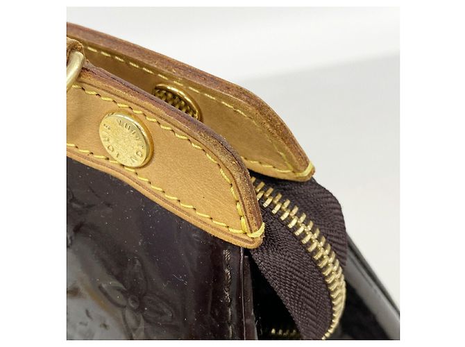 Bolsa Louis Vuitton Vernis GM em Amarante Bordeaux - vista 12