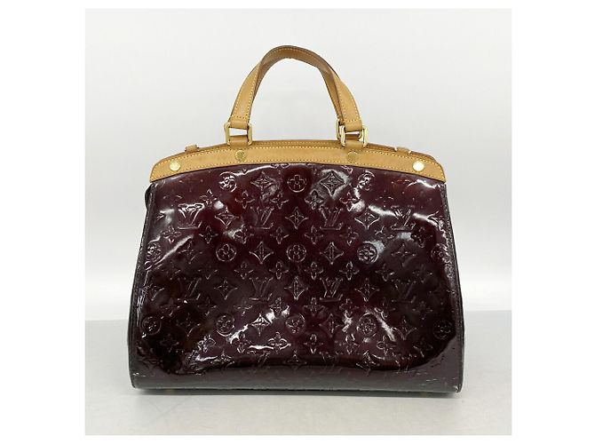 Bolsa Louis Vuitton Vernis GM em Amarante Bordeaux - vista 13