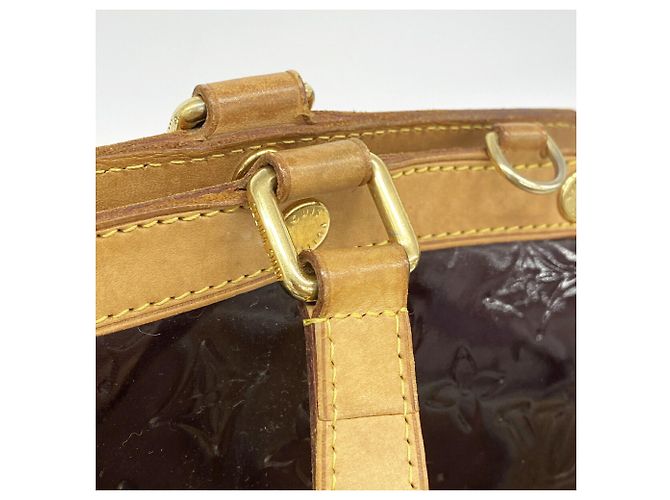 Bolsa Louis Vuitton Vernis GM em Amarante Bordeaux - vista 8