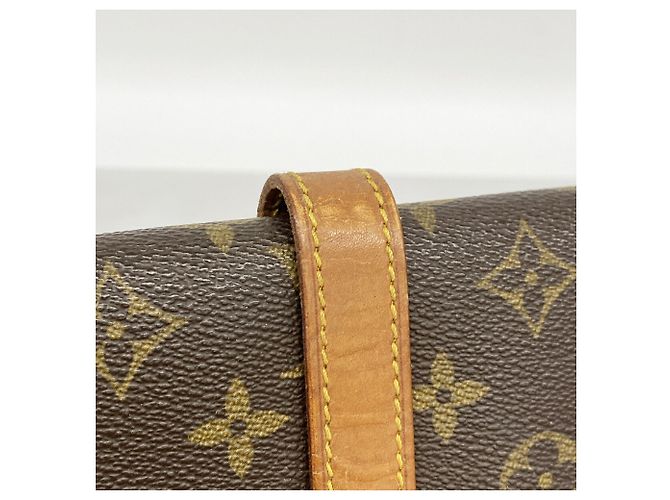Louis Vuitton Monogram Chantilly GM Schultertasche Braun - Ansicht 13