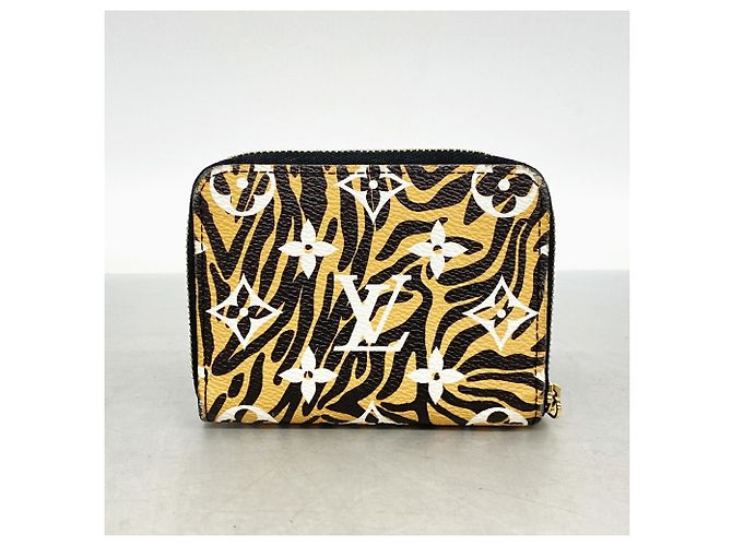 Louis Vuitton Monogram Jungle Zippy Coin Purse M67878 Castaño Negro - vista 8