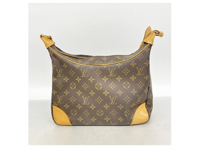 Borsa a tracolla Louis Vuitton Monogram Boulogne 30 Marrone - vista 11