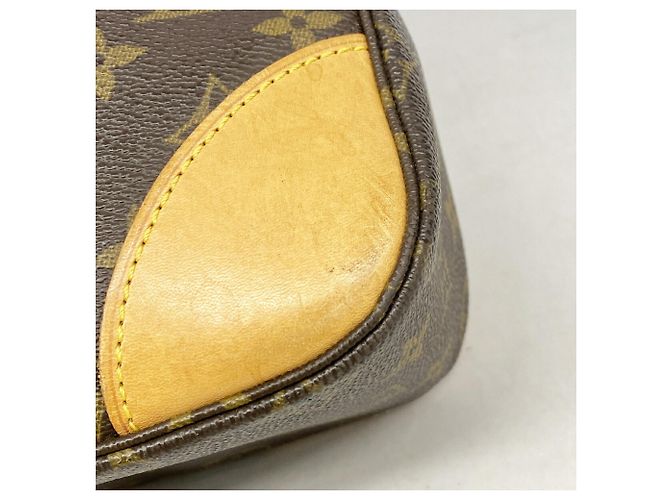 Borsa a tracolla Louis Vuitton Monogram Boulogne 30 Marrone - vista 6