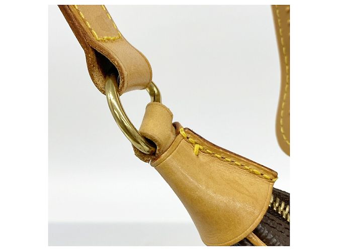Borsa a tracolla Louis Vuitton Monogram Boulogne 30 Marrone - vista 8