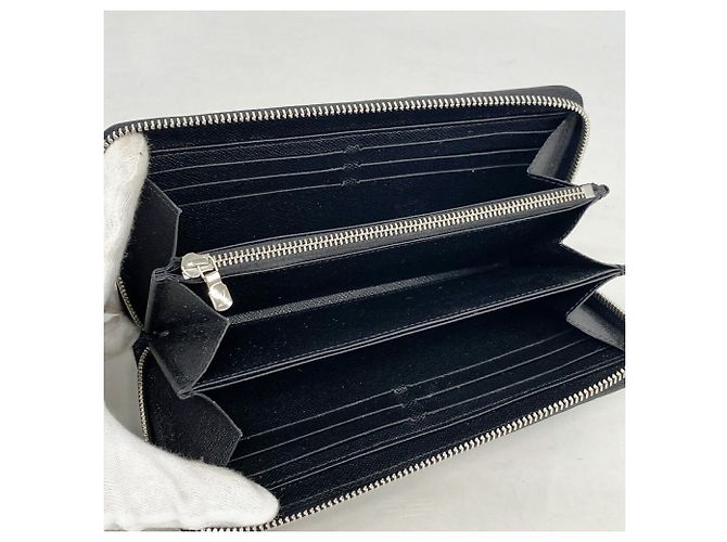Louis Vuitton Epi Zippy Wallet M61857 Noir Nero - vista 3