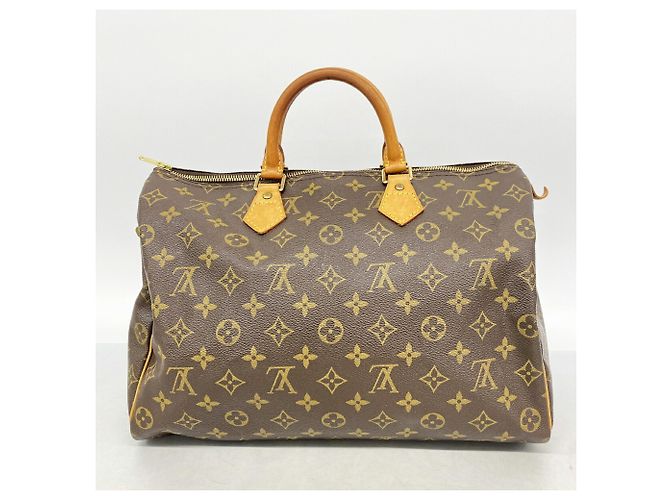 Bolsa Louis Vuitton Monogram Speedy 35 Marrom - vista 10